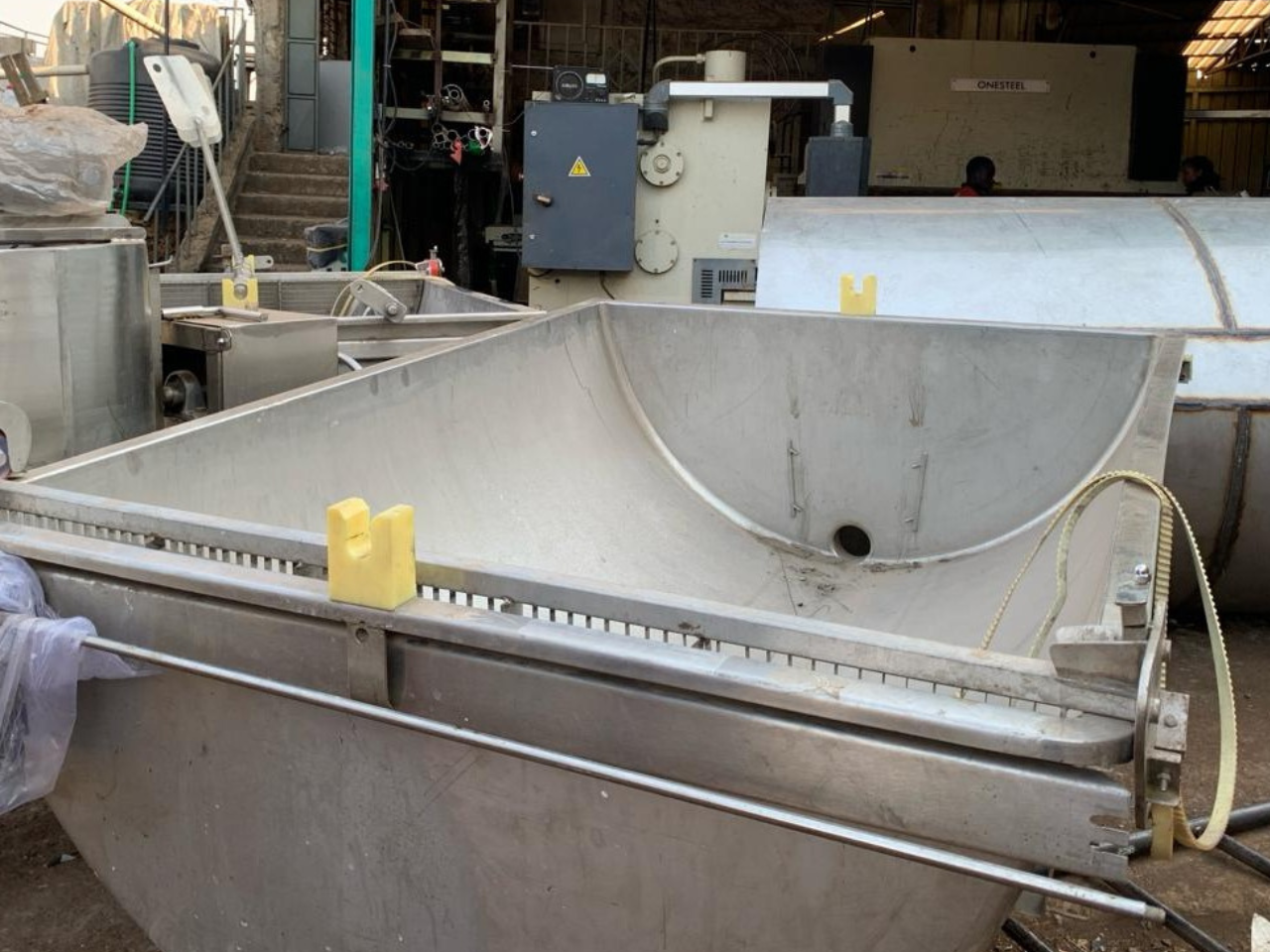 Witness the magic as milk transform to cheese with our cheese vat